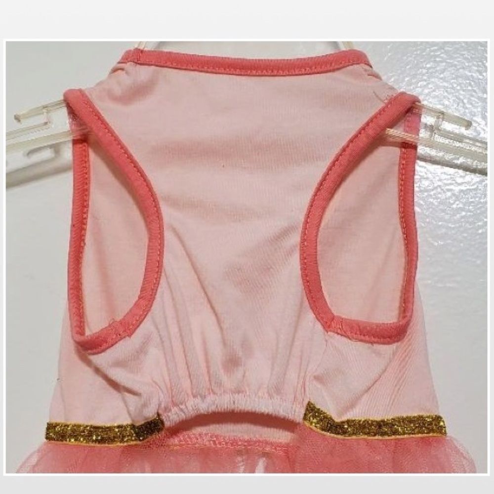 New With Out Tags Pink Dog Tutu Pet Dress - Picture 6 of 10
